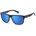 Lunettes sur Grenoble : Lunettes de soleil Polaroid PLD 2123 / S Lunettes de soleil, Noir/Bleu, 57 mm