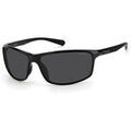 Lunettes sur Grenoble : Lunettes de soleil Polaroid PLD 7036 / S Lunettes de soleil, Noir/Gris, 63 mm
