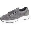 Baskets Isotoner Baskets Confort Homme slip-on &agrave; lacets Gris Gris