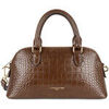 Sac &agrave; main LANCASTER Sac demi lune Exo Marron