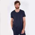 Tee-shirts sur Grenoble : T-shirt Isotoner T-shirt manches courtes Homme Marine