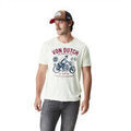 T-shirt Von Dutch T-shirt homme col rond slub avec logo Free