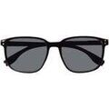 Lunettes sur Grenoble : Lunettes de soleil Isotoner Lunettes de soleil Mixtes rectangulaires Noir