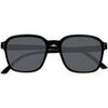 Lunettes de soleil Isotoner Lunettes de soleil Femme recycl&eacute;es Noires rectangulaires Noir