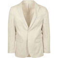 Vestes sur Grenoble : Veste Suitable Veste de Costume De Lin Herringbone Ecru