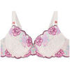 Emboitants Brigitte Bardot Soutien-gorge armatures grand maintien ivoire Glycine Blanc