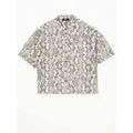 Chemises sur Grenoble : Chemise Le Temps des Cerises Chemise renon &agrave; motif python Blanc