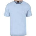 T-shirt BOSS T-shirt Tales Bleu Open