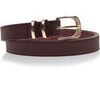 Ceinture Isotoner Ceinture Femme Bordeaux en cuir