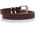 Ceintures sur Grenoble : Ceinture Isotoner Ceinture Femme Bordeaux en cuir