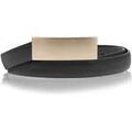 Ceinture Isotoner Ceinture fine Femme Noir boucle plate Grenoble