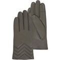 Gants sur Grenoble : Gants Isotoner Gants Femme Cuir d'agneau Kaki surpiq&ucirc;res Vert
