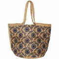 Sacs &agrave; mains sur Grenoble : Sac &agrave; main Pieces PCKLEO JUTE BAG SWW Multicolore
