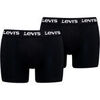 Boxers Levis REPEAT LOGO BOXER BRIEF 2P Noir