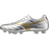Chaussures de foot Mizuno MORELIA II CLUB MD PL Argent&eacute;