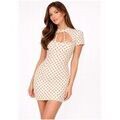 Robes sur Grenoble : Robe courte Kebello Robe F, Beige