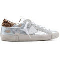 Baskets femme sur Grenoble : Baskets basses Philippe Model PRSX PRLD ML03 Argent&eacute;