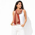 Echarpe Chapeau-Tendance Mousseline CLARA Rayures
