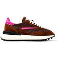 Baskets femme sur Grenoble : Baskets basses D.A.T.E. D-A-T-E-AT-NY-BR ATHLETA NYLON BROWN