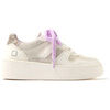 Baskets basses D.A.T.E. D-A-T-E-CP-TC-IV COURT PLATFORM TOUCH IVORY