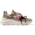 Baskets femme sur Grenoble : Baskets basses D.A.T.E. D-A-T-E-FG-LI-HB FUGA LINEN WHITE BEIGE