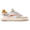 Baskets basses D.A.T.E. D-A-T-E-TP-CA-HY TORNEO PURE CALF WHITE YELLOW