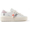 Baskets femme sur Grenoble : Baskets basses D.A.T.E. D-A-T-E-HP-CA-WP HILL LOW PLATFORM CALF WHITE PI