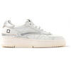 Baskets basses D.A.T.E. D-A-T-E-TP-SH-WS TORNEO PURE SHINY WHITE SILVER