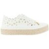 Baskets basses Caf&eacute; Noir C1DM9060 Blanc