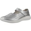 Chaussures d&eacute;contract&eacute;es femme sur Grenoble : Ballerines Eoligeros Isa Argent&eacute;