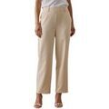 Pantalons sur Grenoble : Pantalon Daxon by - Pantalon 7/8&egrave;me &eacute;lastiqu&eacute; dos Beige