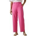 Pantalons sur Grenoble : Pantalon Daxon by - Pantalon 7/8&egrave;me &eacute;lastiqu&eacute; dos Rose