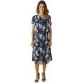 Robes sur Grenoble : Robe Daxon by - Robe col b&eacute;nitier en maille Marine