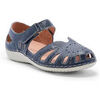 Ballerines Pediconfort Babies confort ajour&eacute;es femme Marine
