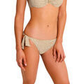 Maillots de bain sur Grenoble : Maillots de bain Selmark Bas maillot slip de bain taille basse &agrave; nouettes REVERIE Blanc