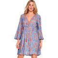 Robes sur Grenoble : Robe Selmark Robe tunique de plage manches longues MIRAGE Mare