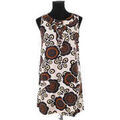 Robes sur Grenoble : Robe courte Tara Jarmon Robe marron