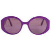 Lunettes de soleil Longchamp Lunettes surdimensionn&eacute; violettes Violet