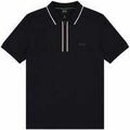 Tee-shirts sur Grenoble : T-shirt BOSS Slim Fit Philix Zip Polo Shirt Black