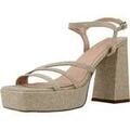 Chaussures &agrave; talons femme sur Grenoble : Chaussures escarpins Menbur 24081m Dor&eacute;