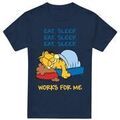Tee-shirts sur Grenoble : T-shirt Garfield Works For Me
