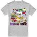 Tee-shirts sur Grenoble : T-shirt Garfield Now Dad's Cooking