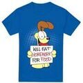 Tee-shirts sur Grenoble : T-shirt Garfield Will Eat Homework