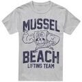 T-shirt Spongebob Squarepants Mussle Beach Lifting Team Grenoble