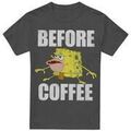 Tee-shirts sur Grenoble : T-shirt Spongebob Squarepants Before Coffee Meme