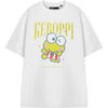 T-shirt Hello Kitty Keroppi T-shirt &agrave; manches courtes Blanc