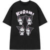 T-shirt Hello Kitty Kuromi T-shirt &agrave; manches courtes Noir