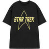 T-shirt Star Trek Logo T-shirt &agrave; manches courtes Noir