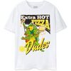 T-shirt Teenage Mutant Ninja Turtles Pizza Dudes T-shirt &agrave; manches courtes Blanc