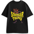 Tee-shirts sur Grenoble : T-shirt Stranger Things Demogorgon T-shirt &agrave; manches courtes Noir